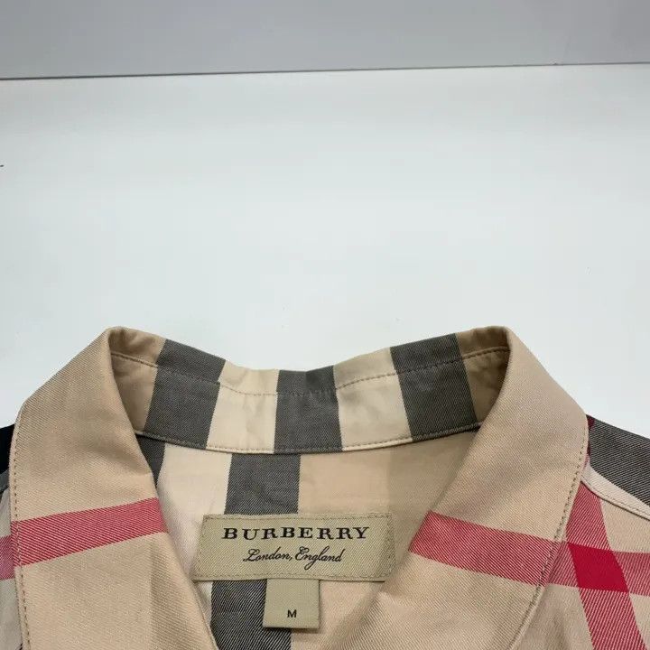 Burberry Burberry Checked Long Sleeve Shirt for Women 0079 Size M / US 6-8 / IT 42-44 - 4 Thumbnail