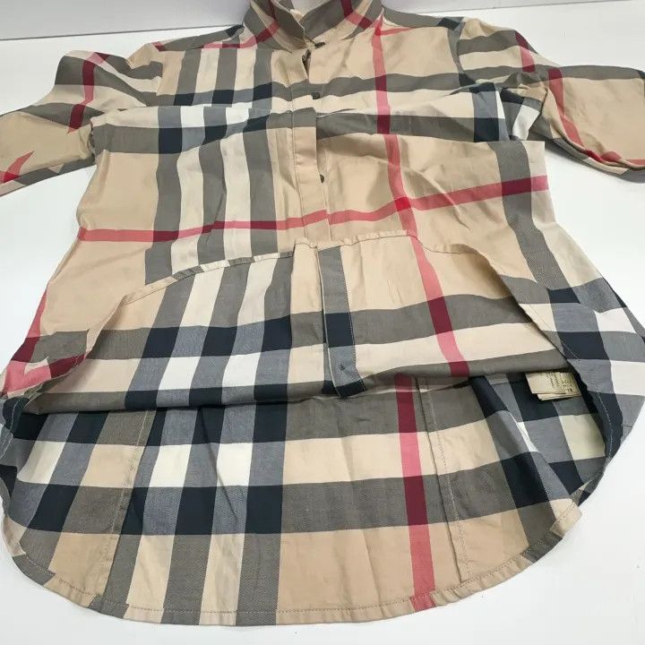 Burberry Burberry Checked Long Sleeve Shirt for Women 0079 Size M / US 6-8 / IT 42-44 - 8 Thumbnail