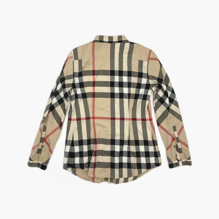 Burberry Burberry Checked Long Sleeve Shirt for Women 0079 Size M / US 6-8 / IT 42-44 - 3 Thumbnail