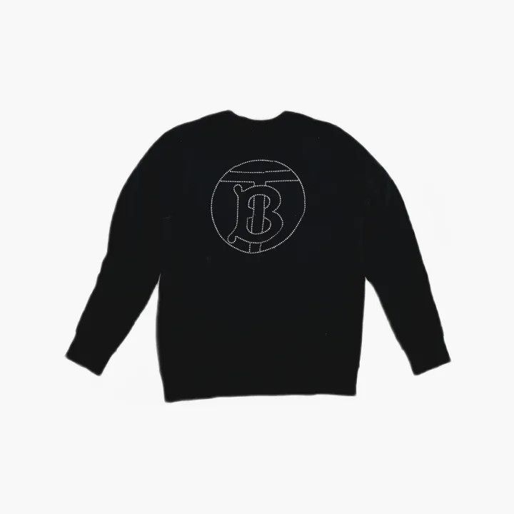 Burberry Burberry Black Round Neck Sweatshirt for Women 0079 Size S / US 4 / IT 40 - 3 Thumbnail