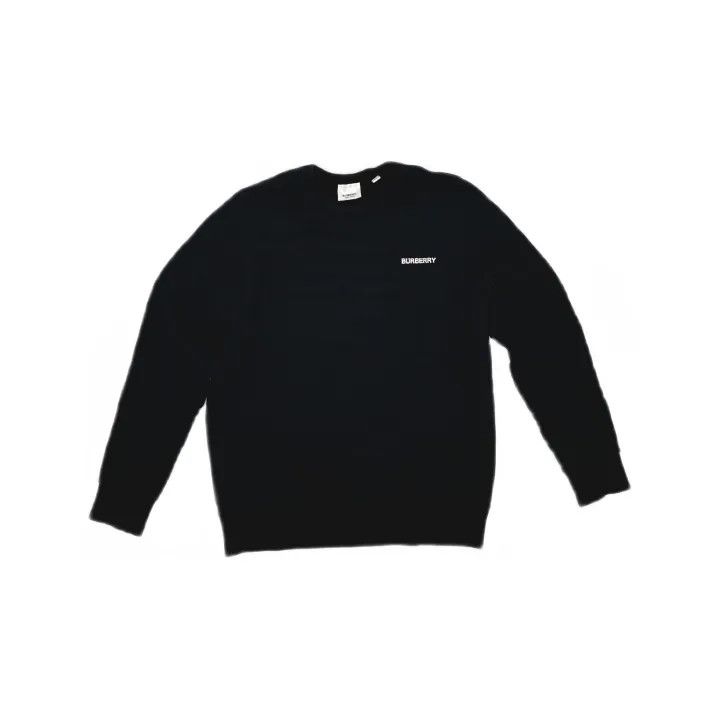 Burberry Burberry Black Round Neck Sweatshirt for Women 0079 Size S / US 4 / IT 40 - 2 Thumbnail