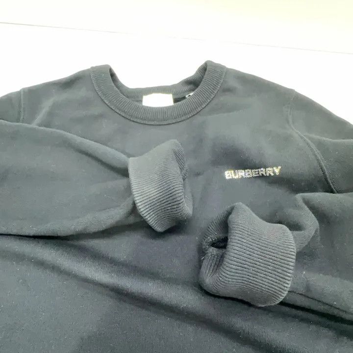 Burberry Burberry Black Round Neck Sweatshirt for Women 0079 Size S / US 4 / IT 40 - 8 Thumbnail