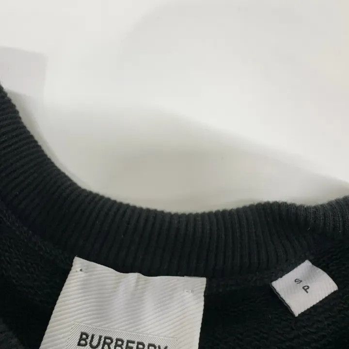 Burberry Burberry Black Round Neck Sweatshirt for Women 0079 Size S / US 4 / IT 40 - 5 Thumbnail