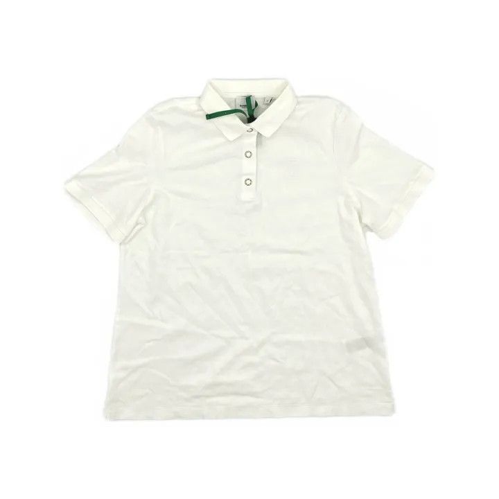 Burberry Burberry White Short Sleeve Polo Shirt 0079 Size XL / US 12-14 / IT 48-50 - 2 Thumbnail