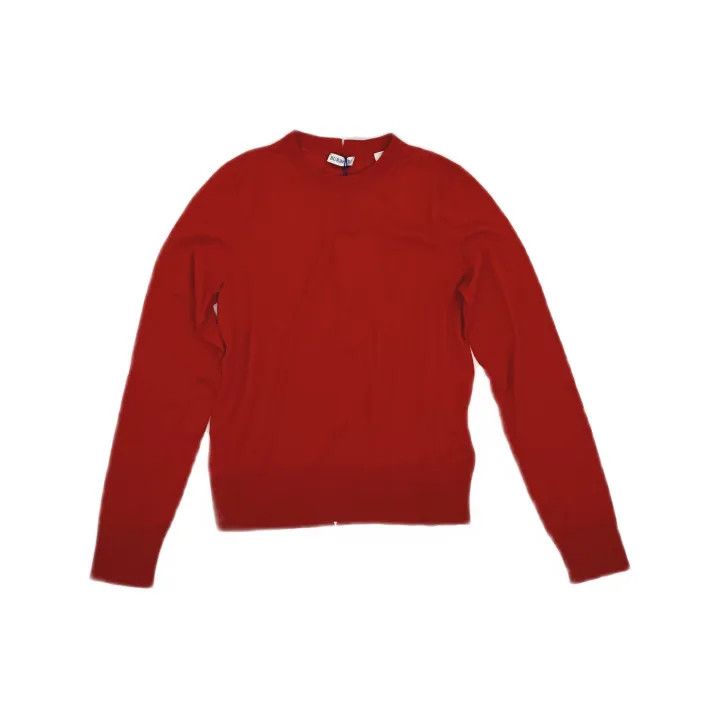Burberry Burberry Red Long Sleeve Knit Sweater 0079 Size XXS / US 00 / IT 34 - 2 Thumbnail