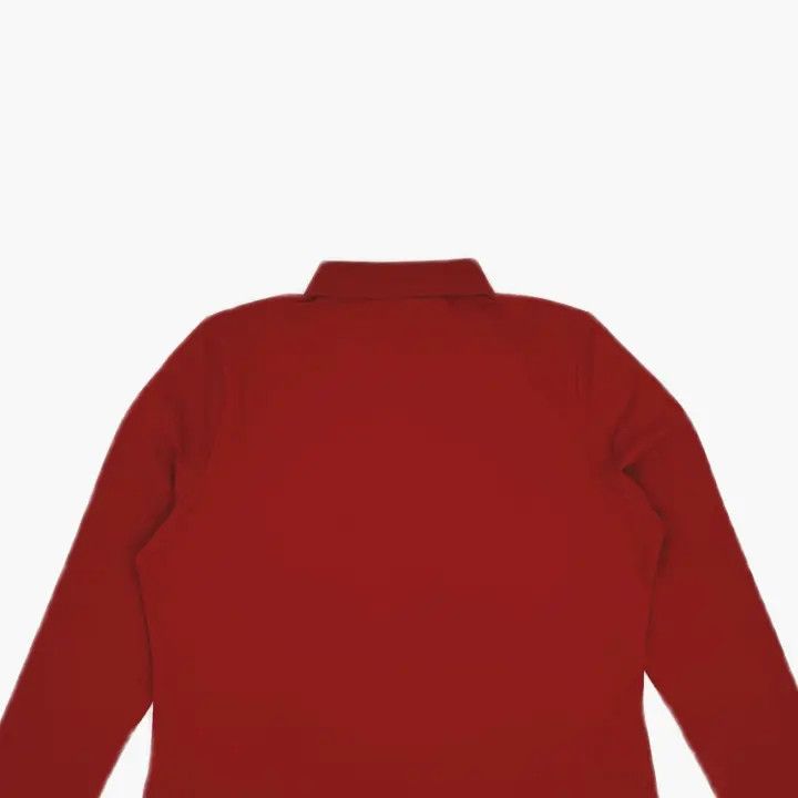 Burberry Burberry Red Long Sleeve Polo Shirt 0079 Size XL / US 12-14 / IT 48-50 - 4 Thumbnail