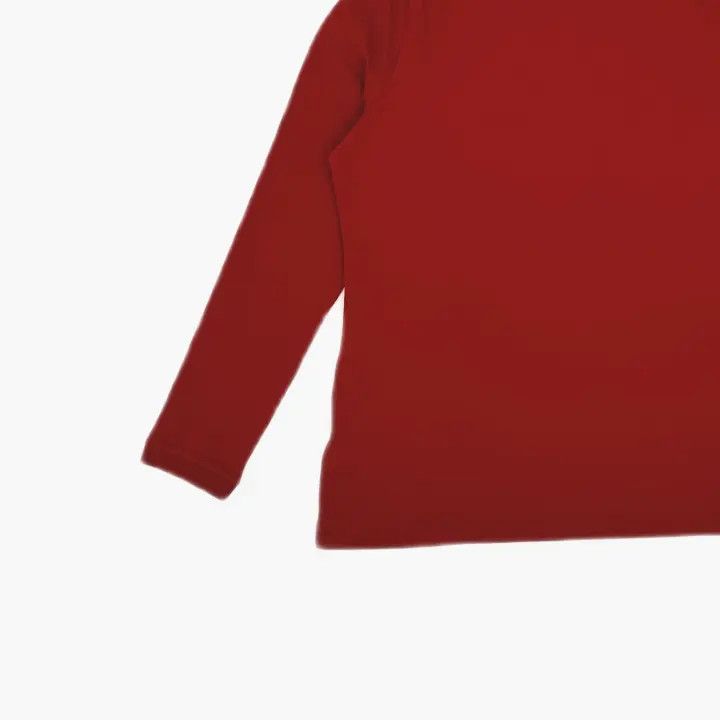 Burberry Burberry Red Long Sleeve Polo Shirt 0079 Size XL / US 12-14 / IT 48-50 - 5 Thumbnail