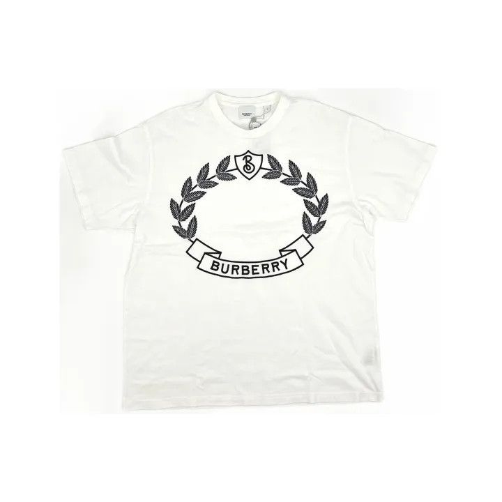 Burberry Burberry Logo Graphic Oversized T-Shirt 0079 Size L / US 10 / IT 46 - 2 Thumbnail