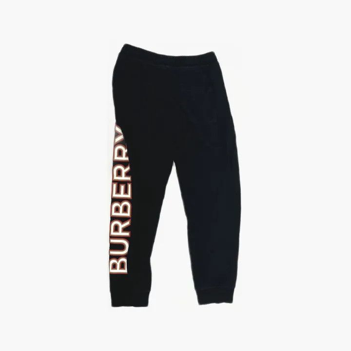 Burberry Burberry Logo Print Cotton Jogger Pants for Women 0079 Size 23" - 3 Thumbnail