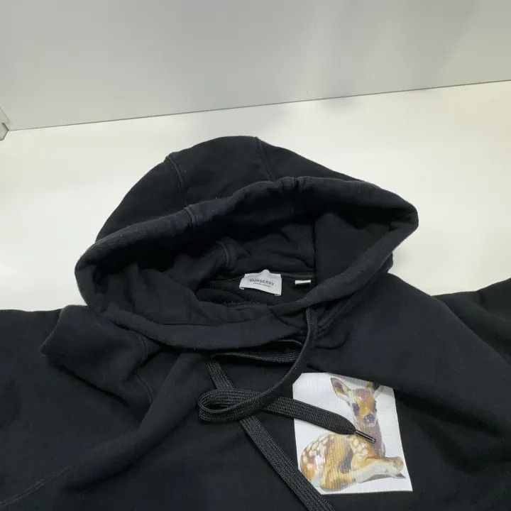 Burberry Burberry Black Deer Print Hoodie for Women 0079 Size S / US 4 / IT 40 - 7 Thumbnail