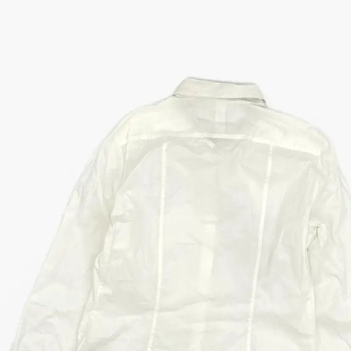 Burberry Burberry White Long Sleeve Button-Up Shirt 0079 Size M / US 6-8 / IT 42-44 - 4 Thumbnail