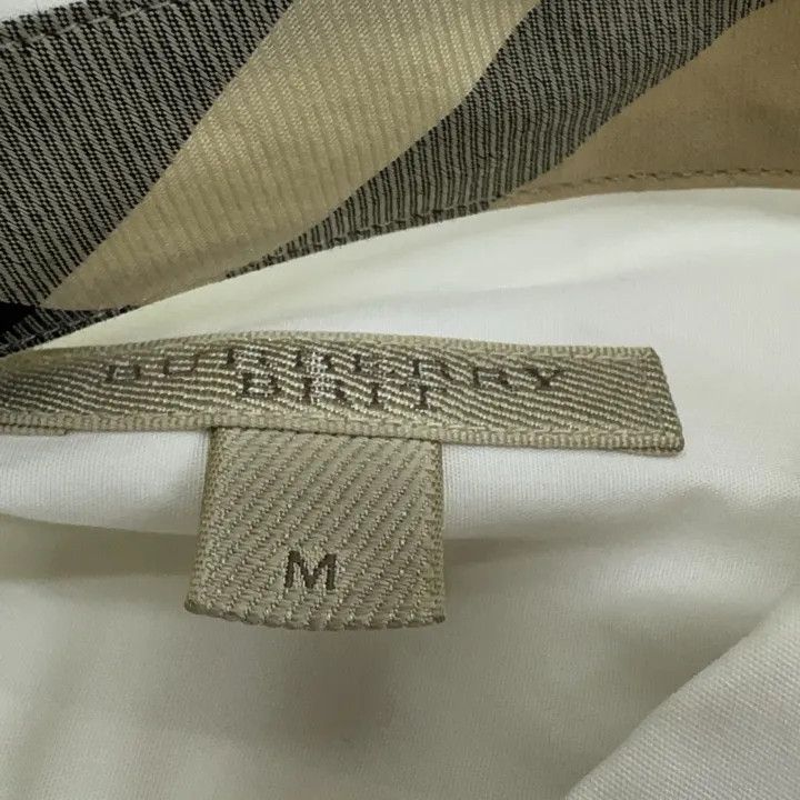Burberry Burberry White Long Sleeve Button-Up Shirt 0079 Size M / US 6-8 / IT 42-44 - 10 Thumbnail