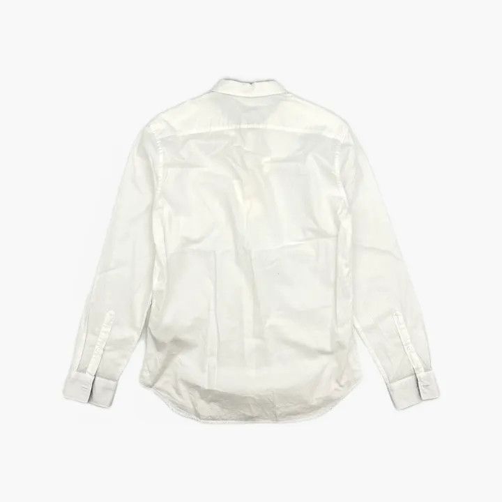 Burberry Burberry White Long Sleeve Button-Up Shirt 0079 Size M / US 6-8 / IT 42-44 - 3 Thumbnail