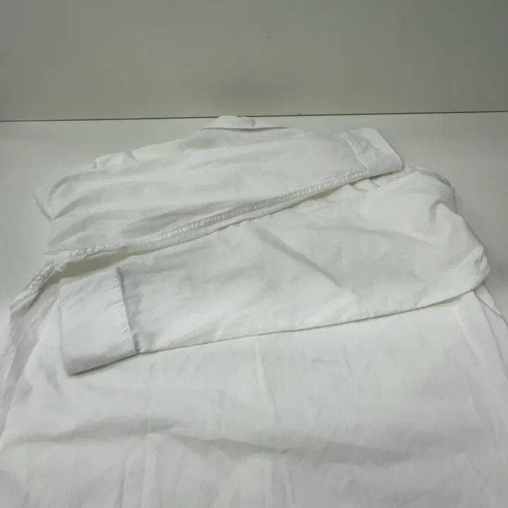 Burberry Burberry White Long Sleeve Button-Up Shirt 0079 Size M / US 6-8 / IT 42-44 - 9 Thumbnail