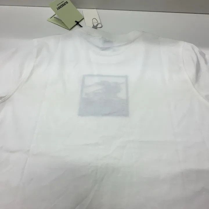 Burberry Burberry Logo Print Round Neck Short Sleeve T-Shirt 0079 Size XS / US 0-2 / IT 36-38 - 14 Thumbnail