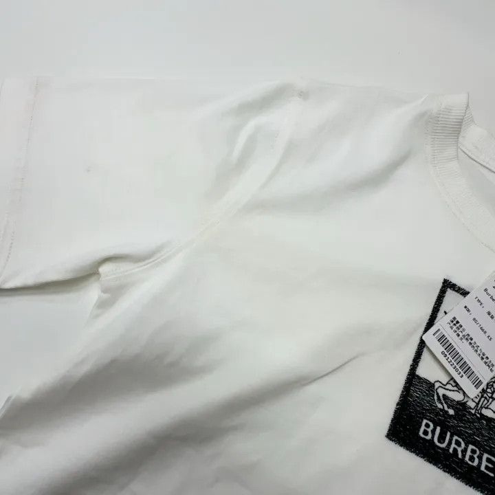 Burberry Burberry Logo Print Round Neck Short Sleeve T-Shirt 0079 Size XS / US 0-2 / IT 36-38 - 7 Thumbnail