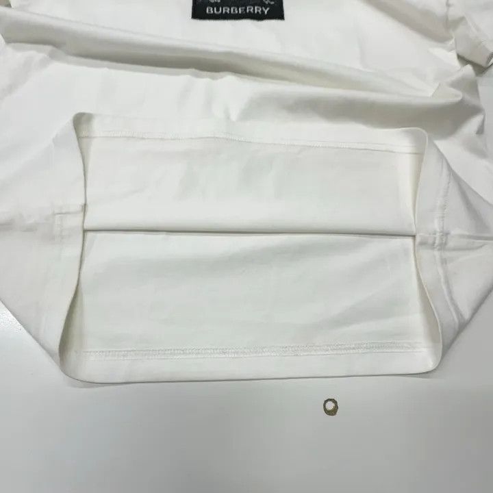 Burberry Burberry Logo Print Round Neck Short Sleeve T-Shirt 0079 Size XS / US 0-2 / IT 36-38 - 13 Thumbnail