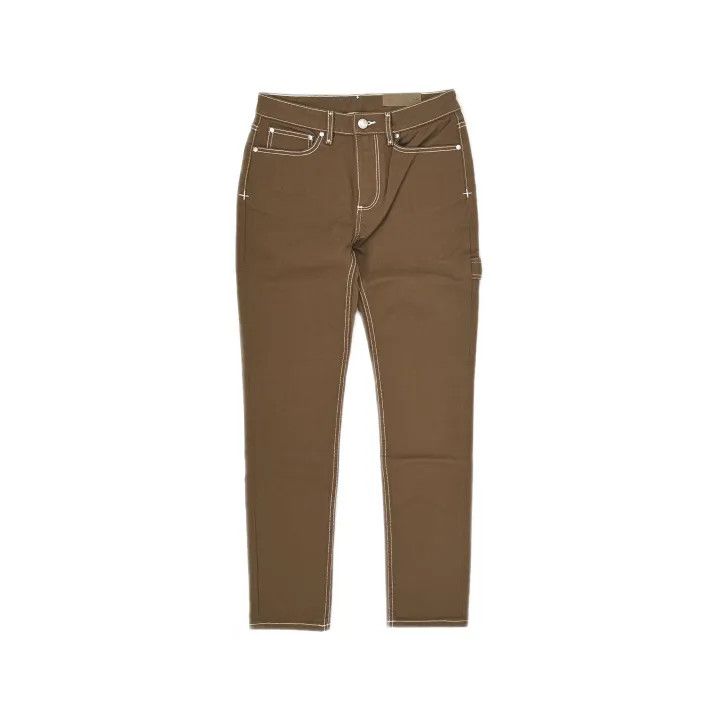 Burberry Burberry Brown Stretch Denim Pants for Women 0079 Size 27" / US 4 / IT 40 - 2 Thumbnail