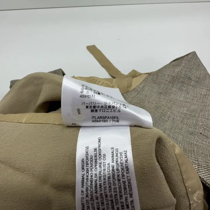 Burberry Burberry Brown Sleeveless Double-Breasted Shirt 0079 Size S / US 4 / IT 40 - 4 Thumbnail