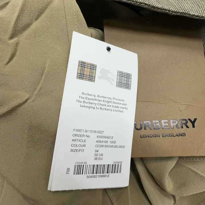 Burberry Burberry Brown Sleeveless Double-Breasted Shirt 0079 Size S / US 4 / IT 40 - 5 Thumbnail