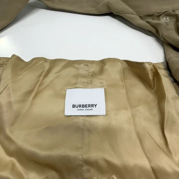 Burberry Burberry Brown Sleeveless Double-Breasted Shirt 0079 Size S / US 4 / IT 40 - 7 Thumbnail