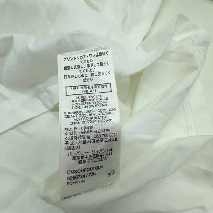 Burberry Burberry Logo Print Cotton T-Shirt for Women 0079 Size S / US 4 / IT 40 - 5 Thumbnail