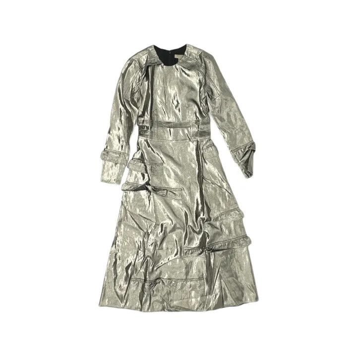 Burberry Silver Long Sleeve Dress for Women 0079 Womenswear