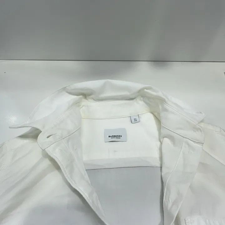 Burberry Burberry FW22 White Button-Down Long Sleeve Shirt 0079 Size S / US 4 / IT 40 - 6 Thumbnail