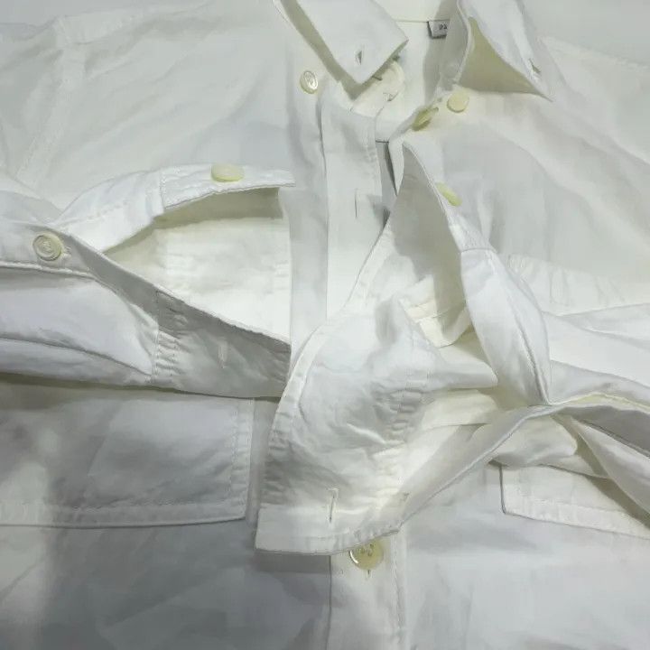 Burberry Burberry FW22 White Button-Down Long Sleeve Shirt 0079 Size S / US 4 / IT 40 - 7 Thumbnail