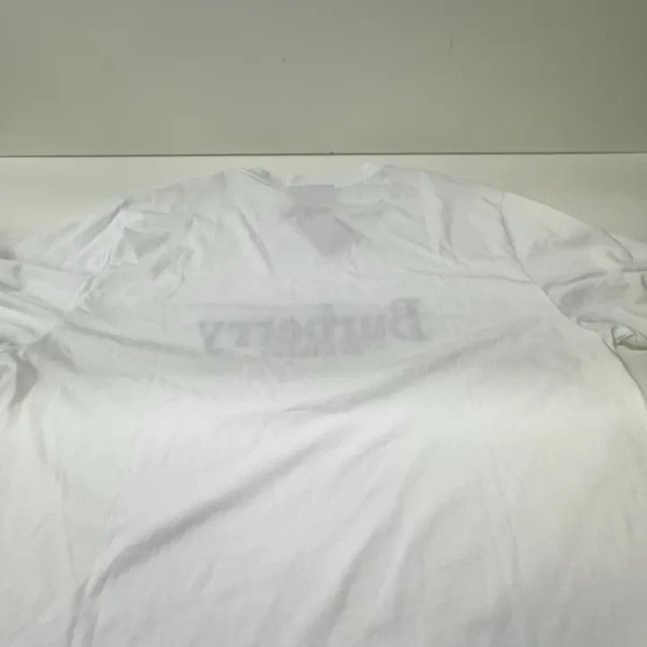 Burberry Burberry Logo Embroidered Short Sleeve T-Shirt 0079 Size L / US 10 / IT 46 - 13 Thumbnail