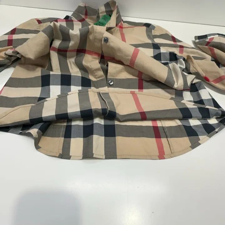 Burberry Burberry Plaid Long Sleeve Shirt with Waist Detail 0079 Size M / US 6-8 / IT 42-44 - 8 Thumbnail