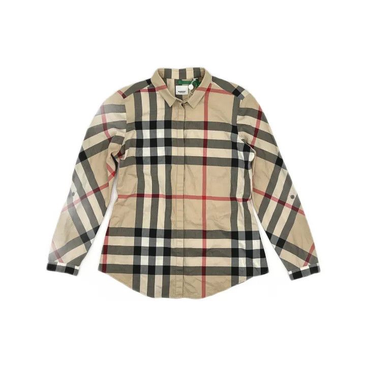 Burberry Burberry Plaid Long Sleeve Shirt with Waist Detail 0079 Size M / US 6-8 / IT 42-44 - 2 Thumbnail