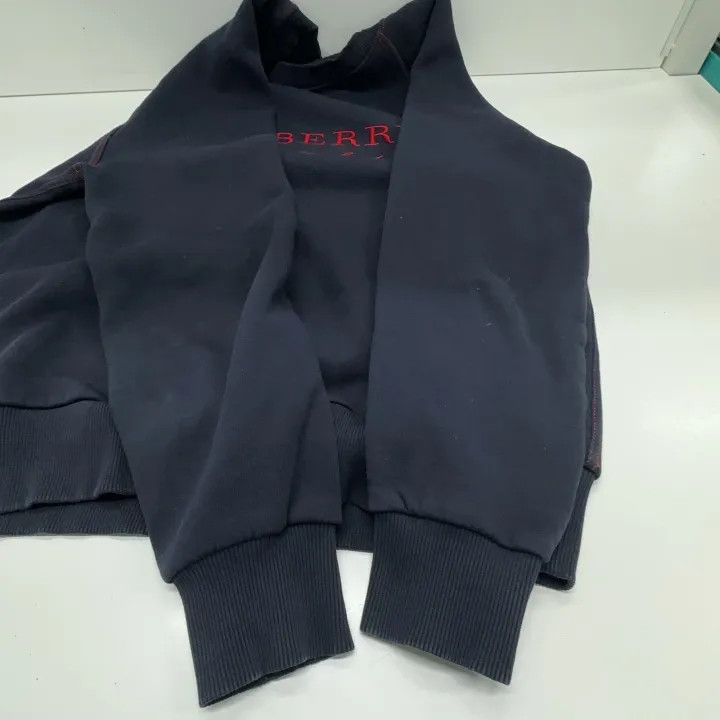 Burberry Burberry Black Logo Embroidered Sweatshirt 0079 Size L / US 10 / IT 46 - 10 Thumbnail
