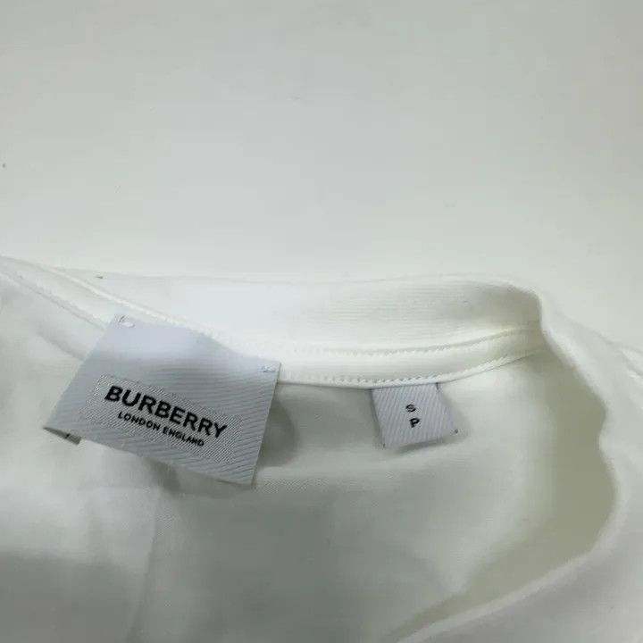 Burberry Burberry Plaid Pocket White Cotton T-Shirt 0079 Size S / US 4 / IT 40 - 5 Thumbnail