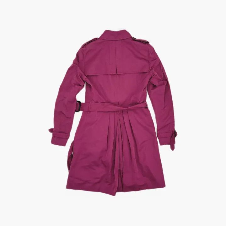 Burberry Burberry Casual Stylish Solid Color Coat 0079 Size S / US 4 / IT 40 - 3 Thumbnail