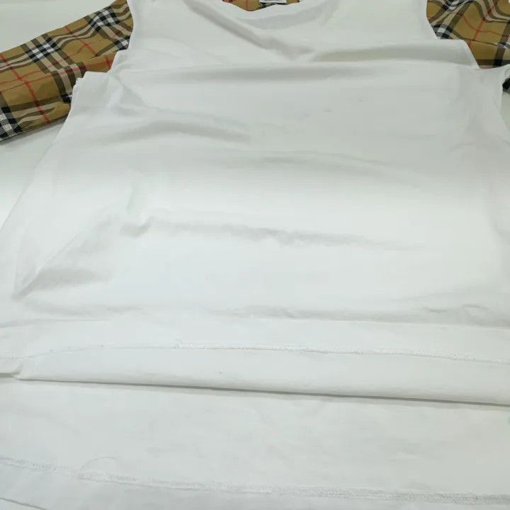 Burberry Burberry Vintage Classic Check Cotton T-Shirt 0079 Size L / US 10 / IT 46 - 8 Thumbnail