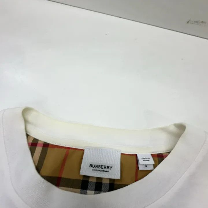 Burberry Burberry Vintage Classic Check Cotton T-Shirt 0079 Size L / US 10 / IT 46 - 6 Thumbnail