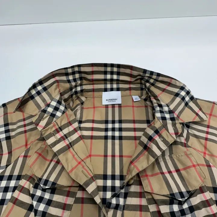 Burberry Burberry Long Sleeve Check Shirt Dress for Kids 0079 Size XL / US 12-14 / IT 48-50 - 7 Thumbnail