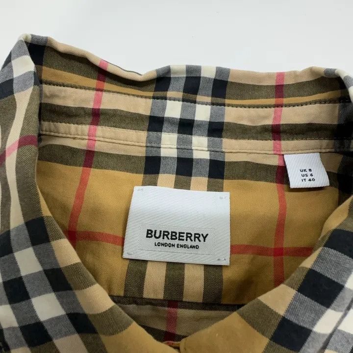 Burberry Burberry Classic Check Long Sleeve Shirt 0079 Size M / US 6-8 / IT 42-44 - 6 Thumbnail