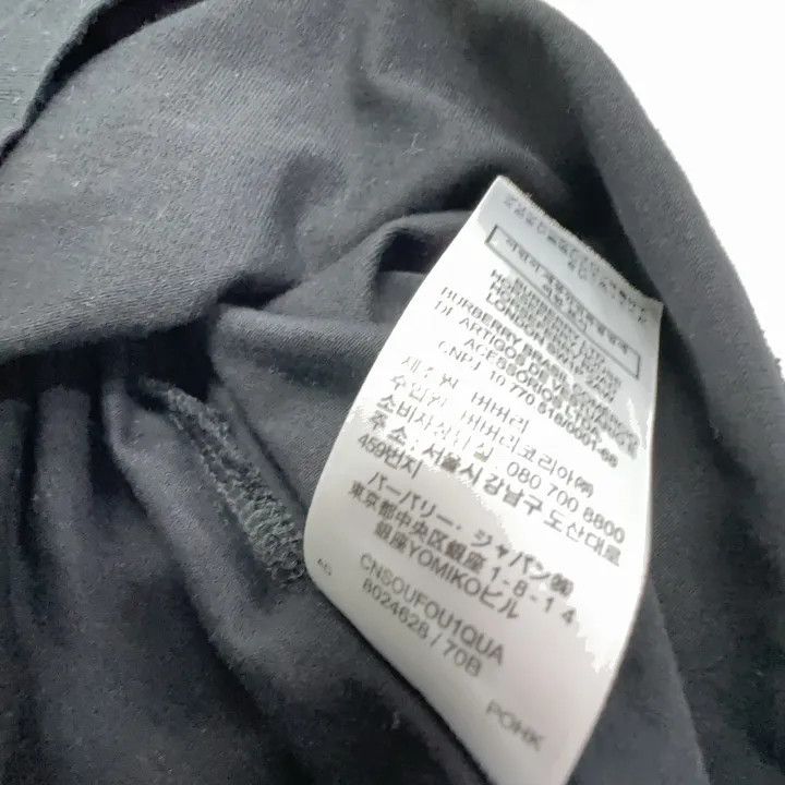 Burberry Burberry Black Graphic Print Oversized T-Shirt 0079 Size M / US 6-8 / IT 42-44 - 5 Thumbnail
