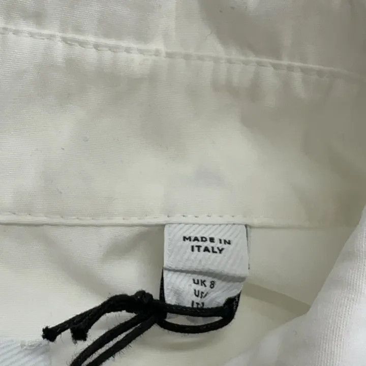 Burberry Burberry SS23 White Casual Lace Shirt 0079 Size M / US 6-8 / IT 42-44 - 5 Thumbnail