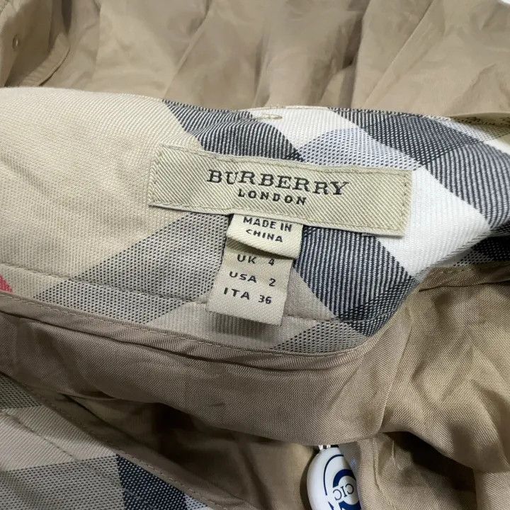 Burberry Burberry Stylish Casual Versatile Skirt 0079 Size 23" - 4 Thumbnail