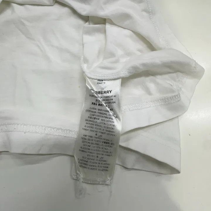 Burberry Burberry SS21 Check Sleeve T-Shirt for Women 0079 Size M / US 6-8 / IT 42-44 - 5 Thumbnail