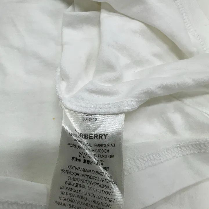 Burberry Burberry SS21 Check Sleeve T-Shirt for Women 0079 Size M / US 6-8 / IT 42-44 - 6 Thumbnail