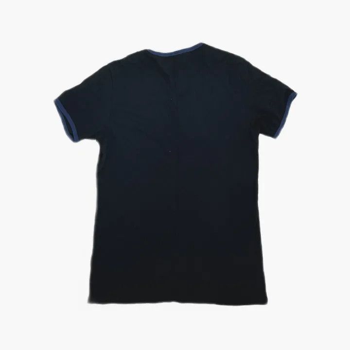 Burberry Burberry Logo Embroidered V-Neck T-Shirt 0079 Size M / US 6-8 / IT 42-44 - 3 Thumbnail