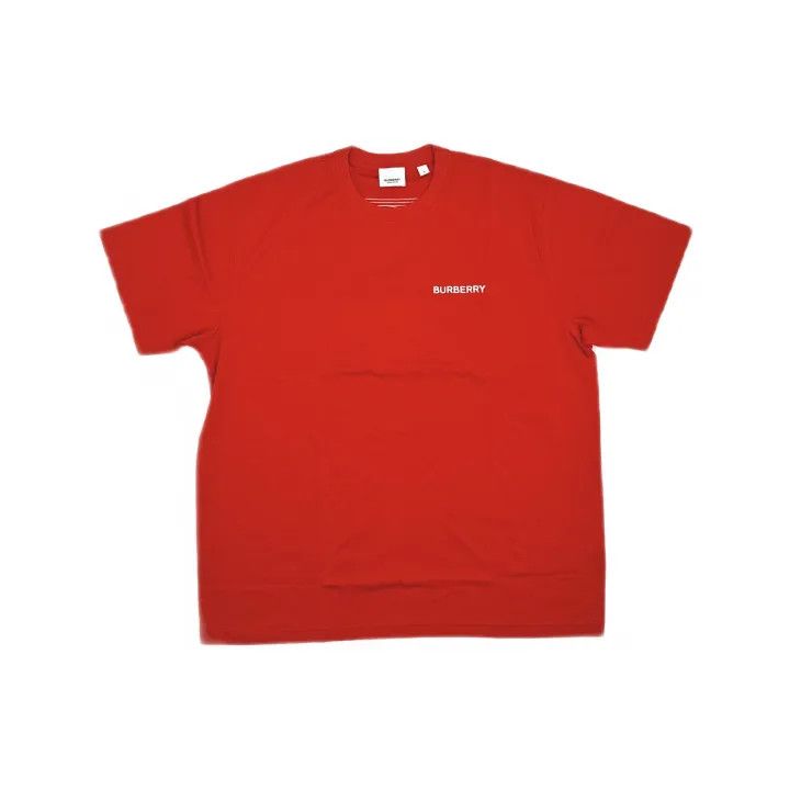 Burberry Burberry SS23 Red Logo Print Short Sleeve T-Shirt 0079 Size M / US 6-8 / IT 42-44 - 2 Thumbnail