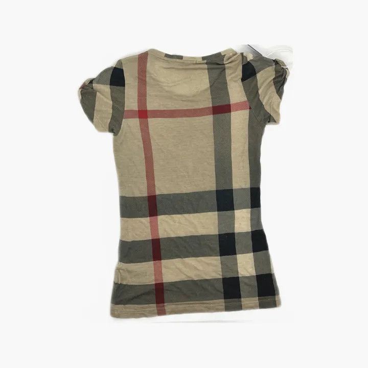 Burberry Burberry Classic Modal Short Sleeve T-Shirt 0079 Size XS / US 0-2 / IT 36-38 - 3 Thumbnail