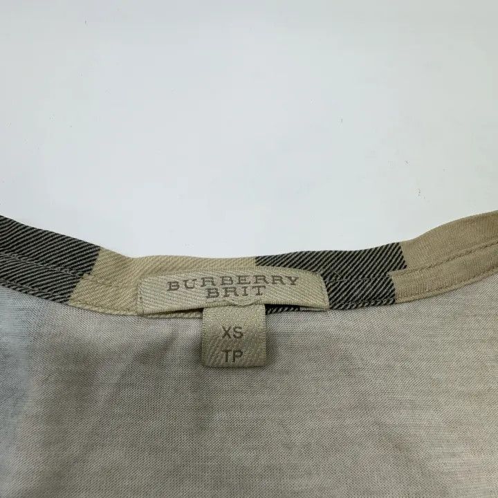 Burberry Burberry Classic Modal Short Sleeve T-Shirt 0079 Size XS / US 0-2 / IT 36-38 - 4 Thumbnail