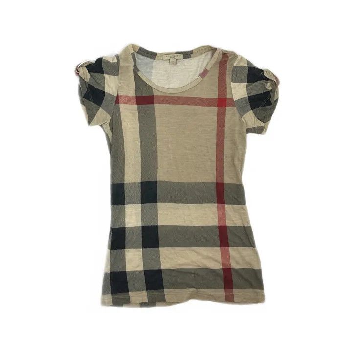 Burberry Burberry Classic Modal Short Sleeve T-Shirt 0079 Size XS / US 0-2 / IT 36-38 - 2 Thumbnail