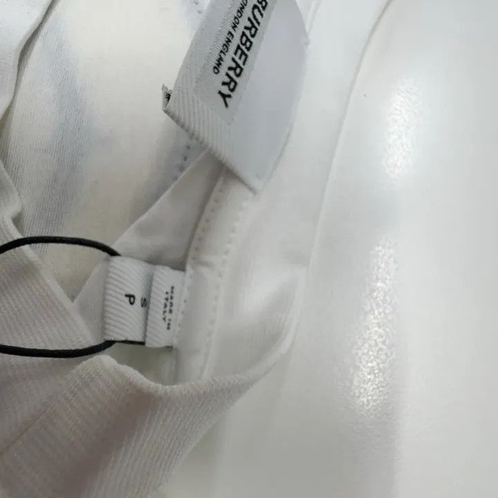 Burberry Burberry Hollow Sleeve Short Sleeve T-Shirt 0079 Size S / US 4 / IT 40 - 2 Thumbnail